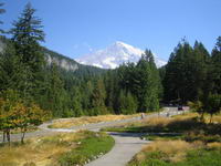 Mt. Rainier seen from National Park Inn